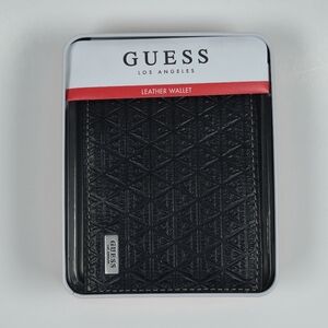 GUESS Black Leather Wallet